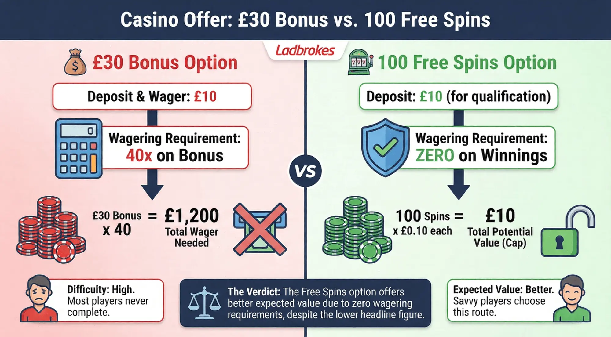 Ladbrokes Casino Welcome Bonus